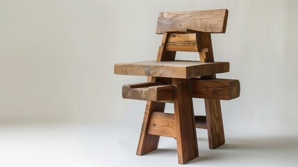 standing wooden chair