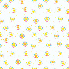Wall Mural - cute background with hand drawn sun. summer design. vector illustration