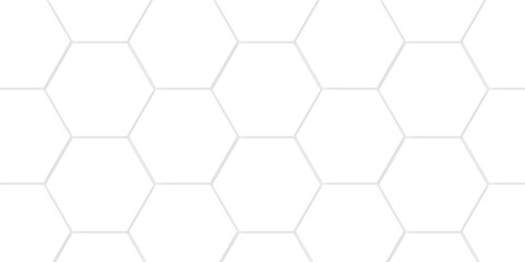 Abstract hexagonal futuristic geometric backdrop White background and embossed hexagon , honeycomb white hexagon concept design abstract technology background vector background, or wallpaper.