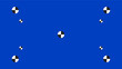 © Habibur614 - Blue screen with VFX motion tracking markers. Chroma key color video footage with track point.