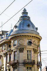 Wall Mural - The city of Bucharest, architecture and old buildings in Bucharest, Romania, 2022