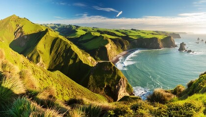 Wall Mural - cliffs in new zealand