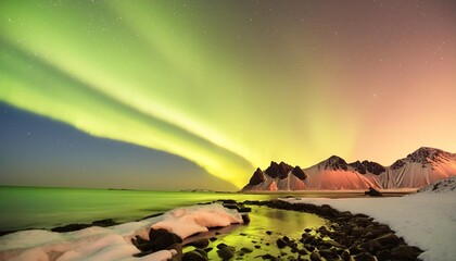 Wall Mural - aurora borealis wallpaper