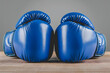 © john - blue boxing gloves isolated on transparent background