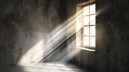 Poster - Sunbeams Through a Window