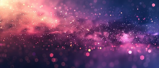 Wall Mural - stardust and pink purple clouds abstract background for magazine and marketing design