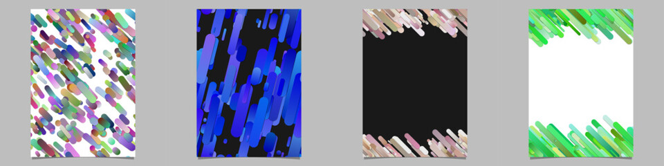 Wall Mural - gradient stripe brochure background collection