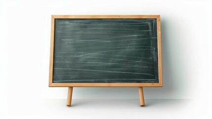 Canvas Print - A blackboard with a few words written on it