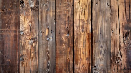 Canvas Print - Brown wooden texture background for decorative design backdrop