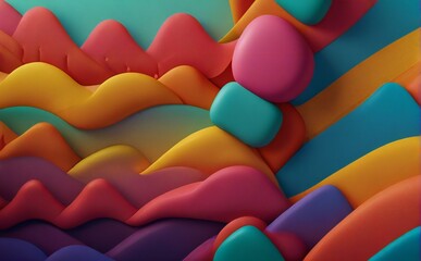 Wall Mural - close up of colorful candy