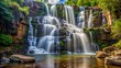 © Sujid - Water cascading down from a rocky waterfall, water, flowing, cascade, stream, nature, scenic, beauty, outdoors, purity