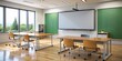 © Sujid - Modern interactive school board with touchscreen technology, education, classroom, interactive, technology, learning