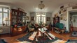 © daniel - Living room panoramic interior design adaptation by Daniel T.