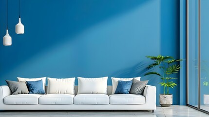 Wall Mural - Modern interior design of lounge and living room