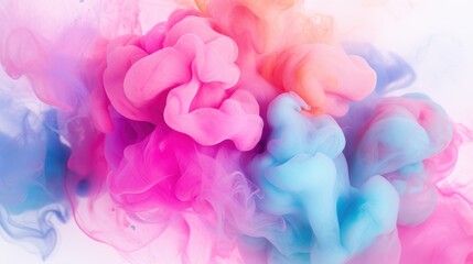 Wall Mural - Vibrant abstract smoke background