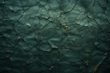 Canvas Print - Cracked green marble texture background