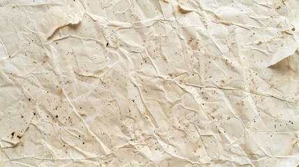 Wall Mural - Recycled textured beige paper background with spots and rough handmade pattern