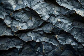 Canvas Print - Dark Grey Rock Texture Background