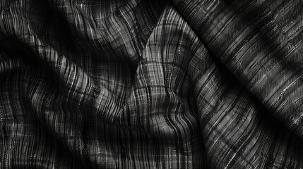 Charcoal grey fabric texture with stripes on t shirt