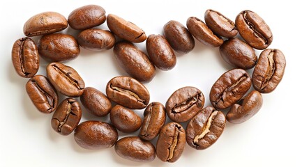 Poster - coffee beans isolated