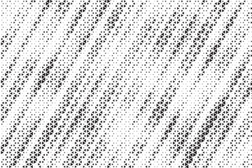 Fototapete - Triangle Shapes Vector Abstract Geometric Technology Oscillation Wave Isolated on Light Background. Halftone Triangular Retro Simple Pattern. Minimal 80s Style Dynamic Tech Wallpaper