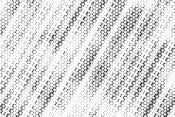 Fototapete - Triangle Shapes Vector Abstract Geometric Technology Oscillation Wave Isolated on Light Background. Halftone Triangular Retro Simple Pattern. Minimal 80s Style Dynamic Tech Wallpaper