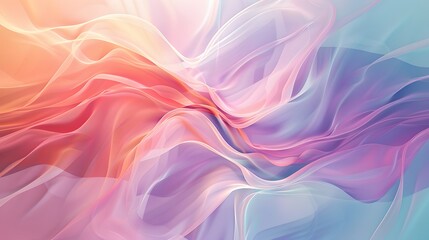 Canvas Print - An abstract image showcasing an explosion of soft pastel colors radiating outward in a dynamic and visually soothing pattern. 