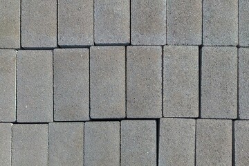 Wall Mural - Paving slabs at a construction site. Folded paving stones.