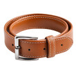 © Nattagid - High-quality brown leather belt with a silver buckle. Perfect for fashion, apparel needs, and wardrobe accessories. Stylish and durable.