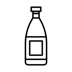 Poster - Bottle line icon