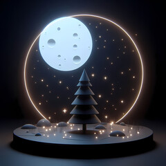 Wall Mural - simple dark background