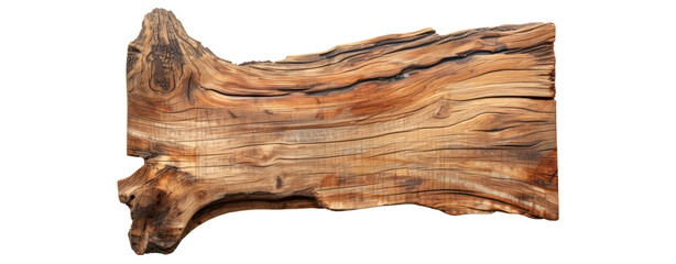 Wall Mural - different a piece of wood empty sign on transparent background