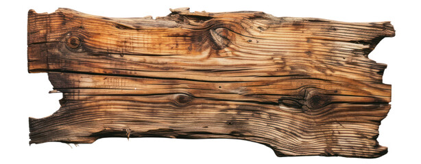 Wall Mural - different a piece of wood empty sign on transparent background