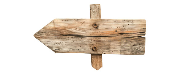 Wall Mural - different a piece of wood empty sign on transparent background