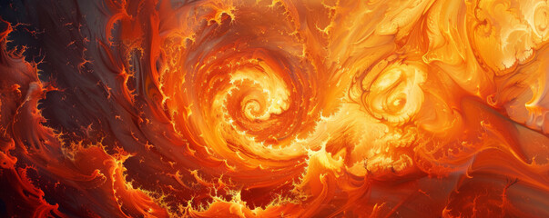 Wall Mural - A dynamic fire background with flames swirling in a vortex, creating a sense of motion and intensity.