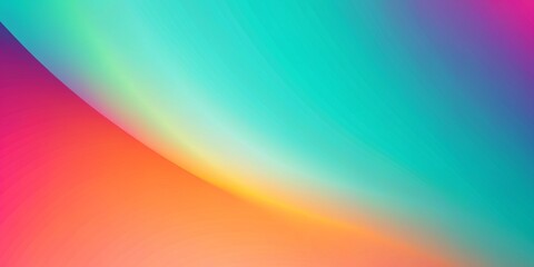 Wall Mural - Orange, Teal, Green, and Pink Abstract Grainy Gradient Background with Noise Texture for Summer Poster Design,generative ai





