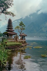 Poster - Small pagoda on an island