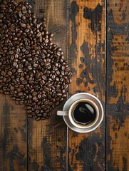 Wall Mural - Coffee and Coffee Beans