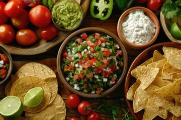 Canvas Print - Food Table Variety