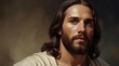 © MUNTAHA - Digital Painting of Jesus Christ in Traditional Style.generative.ai