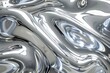 © furyon - abstract background of flowing silver liquid metal with mirrorlike reflections glossy chrome texture creates a futuristic and luxurious aesthetic with dynamic light play