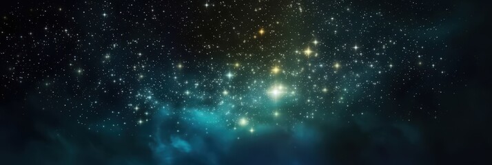 Wall Mural - celestial tapestry: a starry night