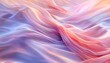 © DruZhi Art - Ethereal Fabric Waves Flowing in Graceful Pastel Harmony, Digital Art Beauty, Copy Space