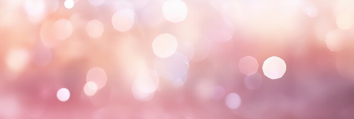 Wall Mural - Abstract Blurred Pink Background with Bokeh Lights