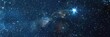 © Planetz - A Starry Night Sky with a Bright Star