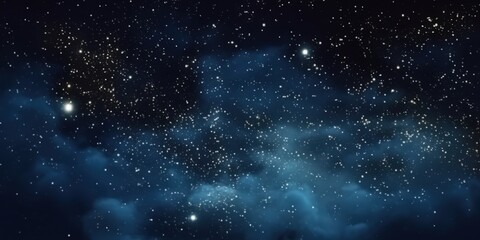 Wall Mural - Night Sky with Stars and Nebulae