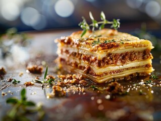 Wall Mural - Lasagna: Layers of Savory italian Perfection