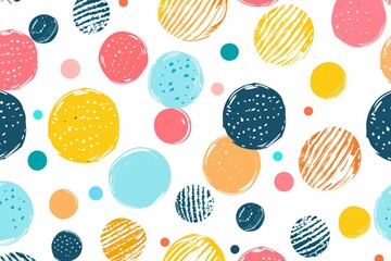 Wall Mural - seamless pattern with eggs