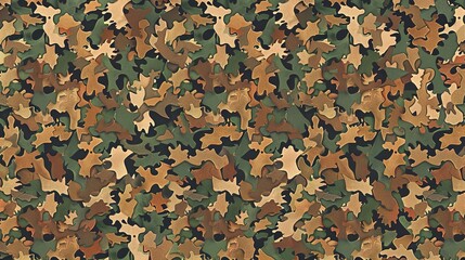 Camouflage pattern wallpaper