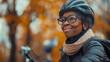 © Natalia Schuchardt - Joyful Senior Black Woman Cycling: Active Lifestyle in the Park Reflecting Happiness and Health in Elderly Community